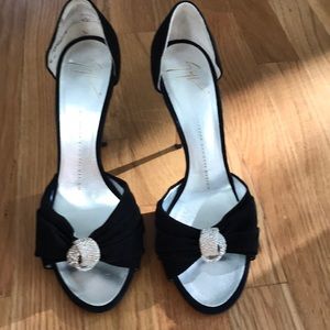 Giuseppe Zanotti Design evening black suede shoes